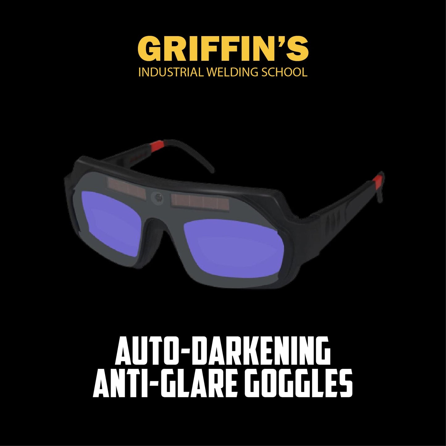 Welders Auto-Darkening Anti-Glare Goggles