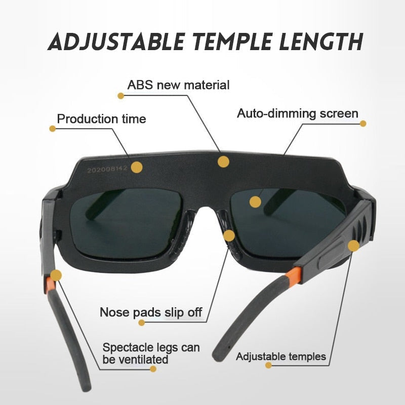 Welders Auto-Darkening Anti-Glare Goggles