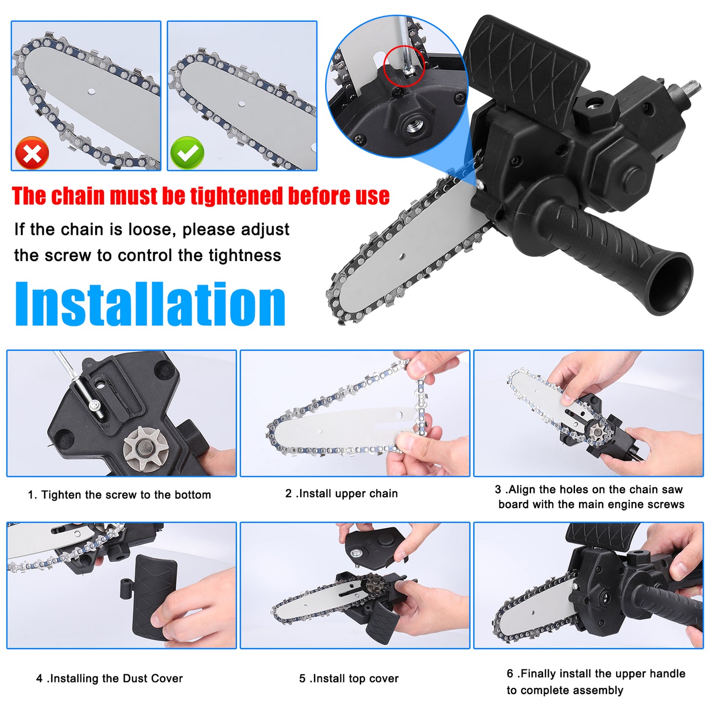 Drill / Chainsaw Converter