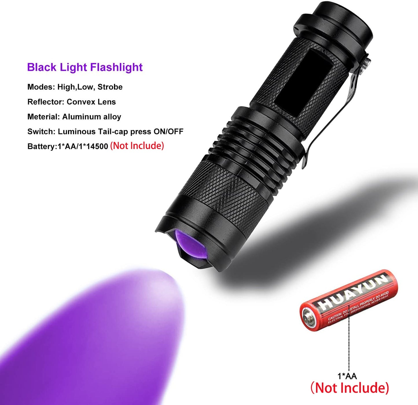 UV LED Flashlight