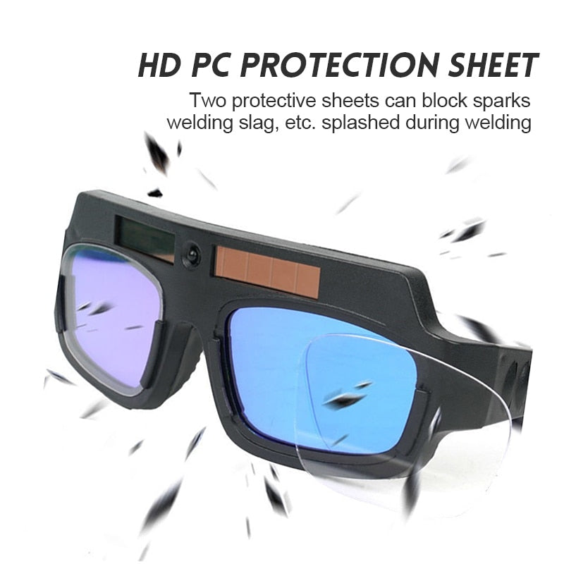 Welders Auto-Darkening Anti-Glare Goggles