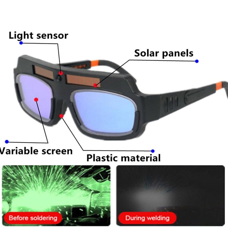 Welders Auto-Darkening Anti-Glare Goggles